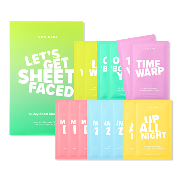 I Dew Care Let's Get Sheet Faced Sheet Mask Set #1