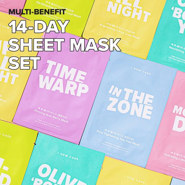 I Dew Care Let's Get Sheet Faced Sheet Mask Set #2
