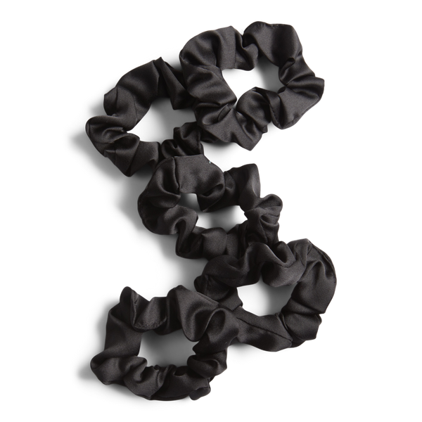 Kitsch Black Satin Sleep Hair Scrunchies #4