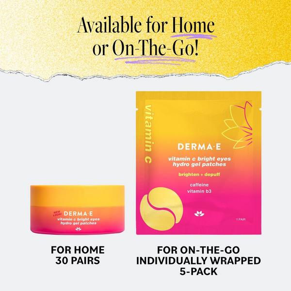 DERMA E Vitamin C Bright Eyes Hydro Gel Patches #5