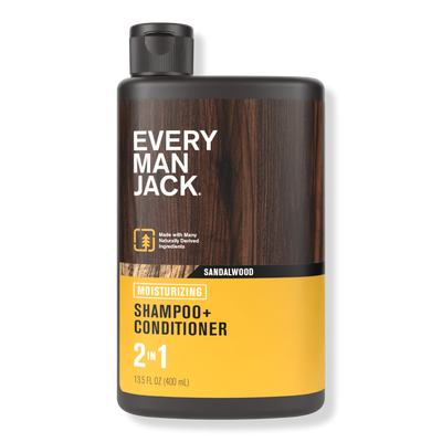 Every Man Jack Sandalwood Men's 2-in-1 Daily Shampoo + Conditioner