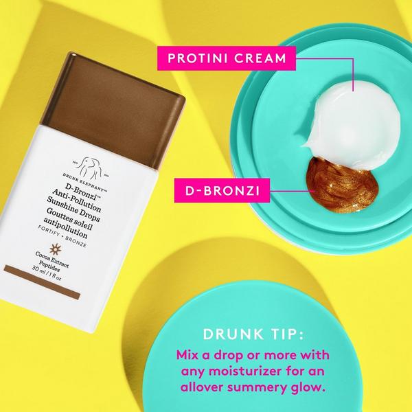 Drunk Elephant D-Bronzi Anti-Pollution Bronzing Drops with Peptides #7