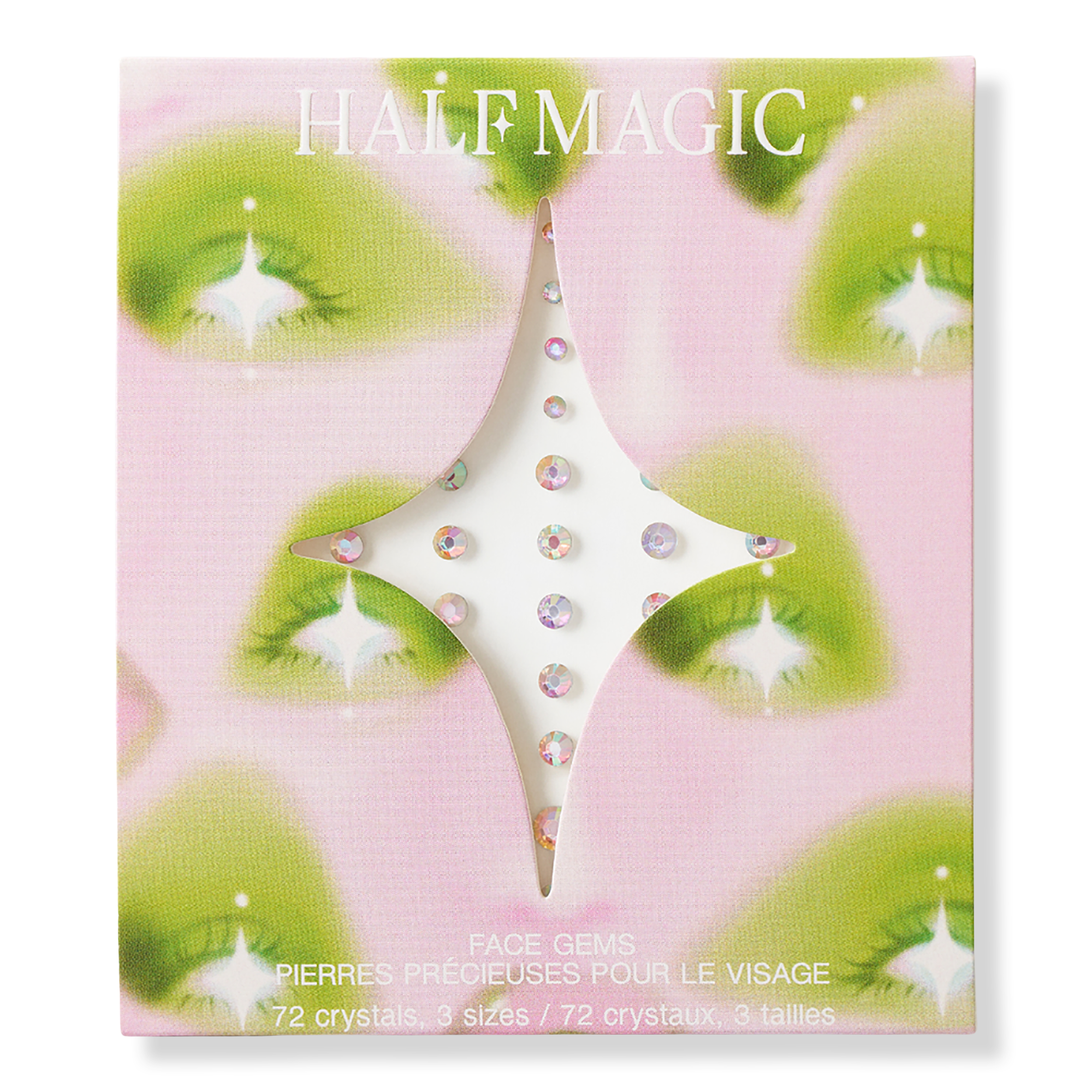 HALF MAGIC Iridescent Sparkle Self-Adhesive Face Gems #1