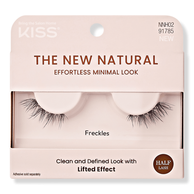Kiss The New Natural False Eyelashes, Freckles