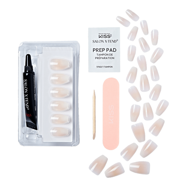 Kiss Salon X-tend LED Soft Gel System Design Nails #2