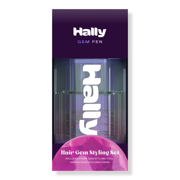 HALLY Gem Pen Hair Gem Styling Set - Device & 60 Gems #1