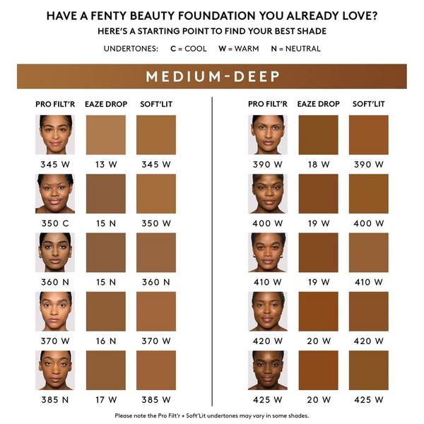 FENTY BEAUTY by Rihanna Soft'Lit Naturally Luminous Hydrating Longwear Foundation #7