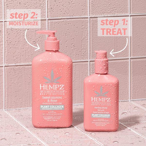 Hempz Sweet Jasmine and Rose Herbal Body Serum with Plant Collagen #5