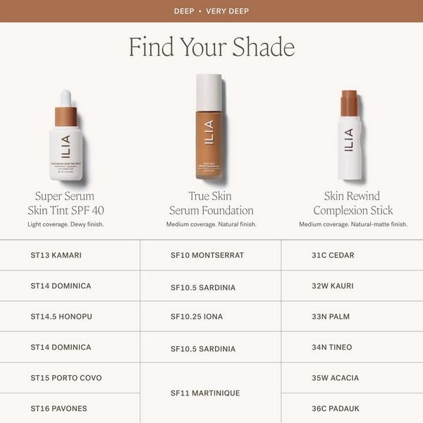 ILIA Super Serum Skin Tint SPF 40 #5