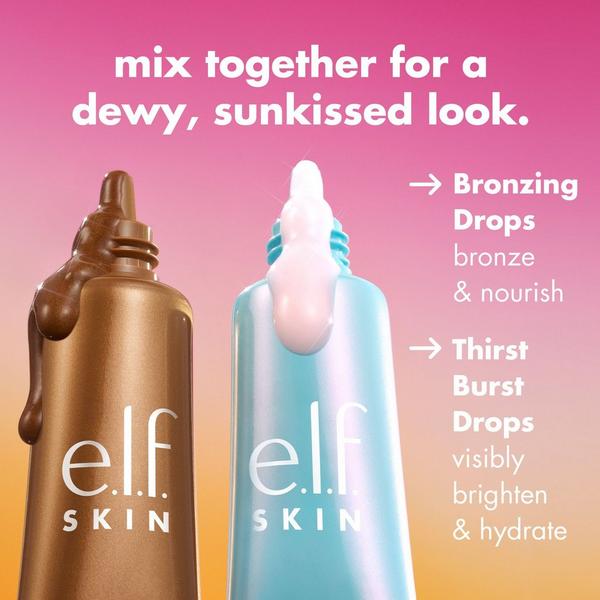 e.l.f. Cosmetics The Hottest Drops Duo: Bronzing Drops & Holy Hydration! Thirst Burst Drops #4